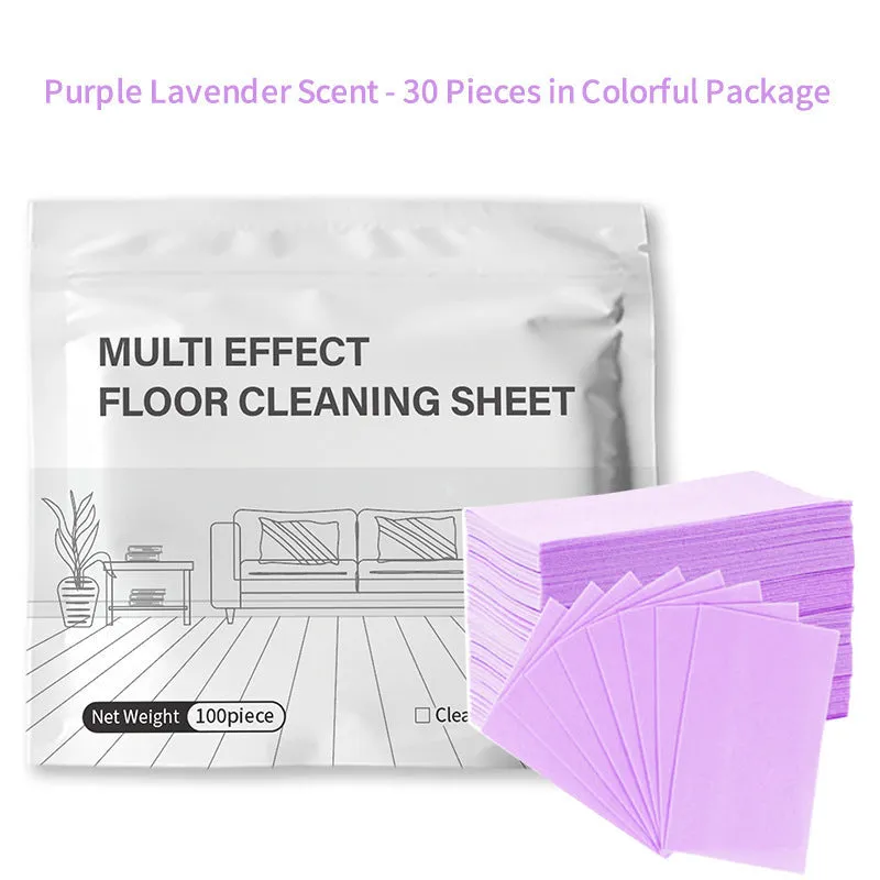 Multi-Effect Dissolvable Floor Cleaning Sheets – Deep Clean, Shine & Deodorize