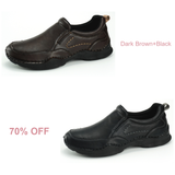 Men's Full-Grain Leather Slip-On Outdoor Casual Shoes