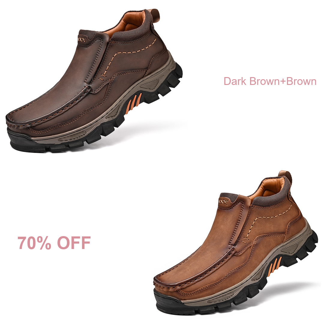 ⏰Last Day 70% OFF 🔥Men's Genuine Leather Comfortable Walking Boots