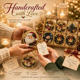 🎁🎄DIY Diamond Painting Christmas Ornaments Kit - Holiday Home Decor (6/12 Pcs)