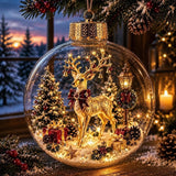 🎄🎄Limited time 50% OFF -✨ Glowing Christmas Story Ornament – Light-Up Mini Holiday Scene
