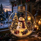 🎄🔮Light-Up Christmas Diorama Ornament – A Tiny Winter Wonderland🔮🎊