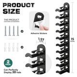 🧢Hat Rack for Wall – Baseball Cap Organizer Holds Up to 20 Hats