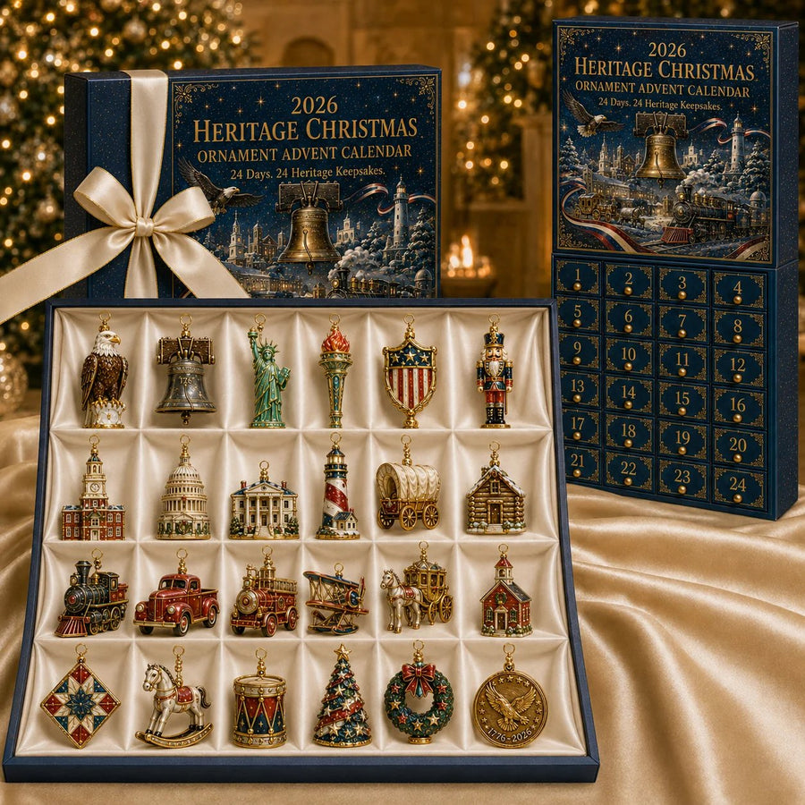 America 250th Anniversary Christmas Advent Calendar – 24 Heritage Keepsakes