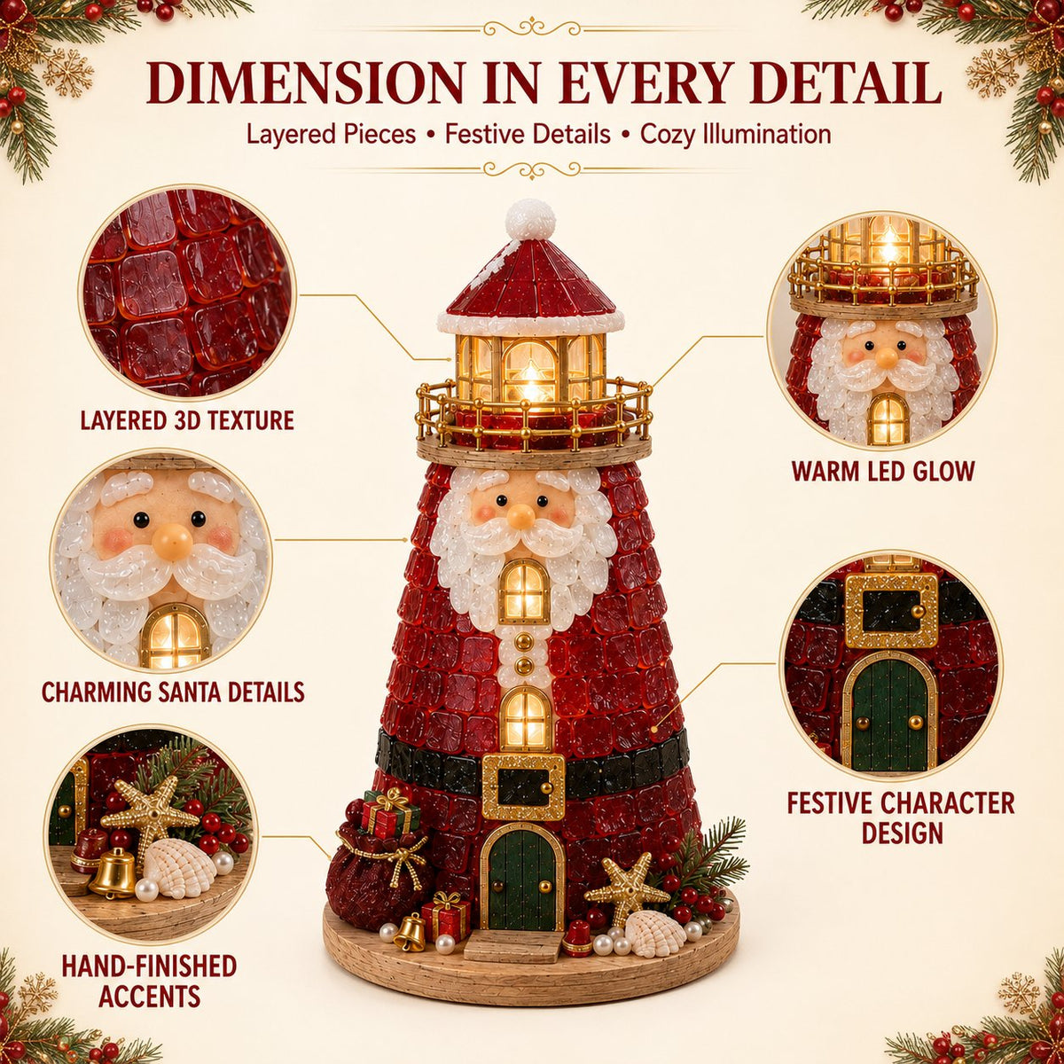 🎄 DIY Lighted Christmas Lighthouse Kit