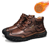Men's Cowhide Composite-Toe Work Shoes