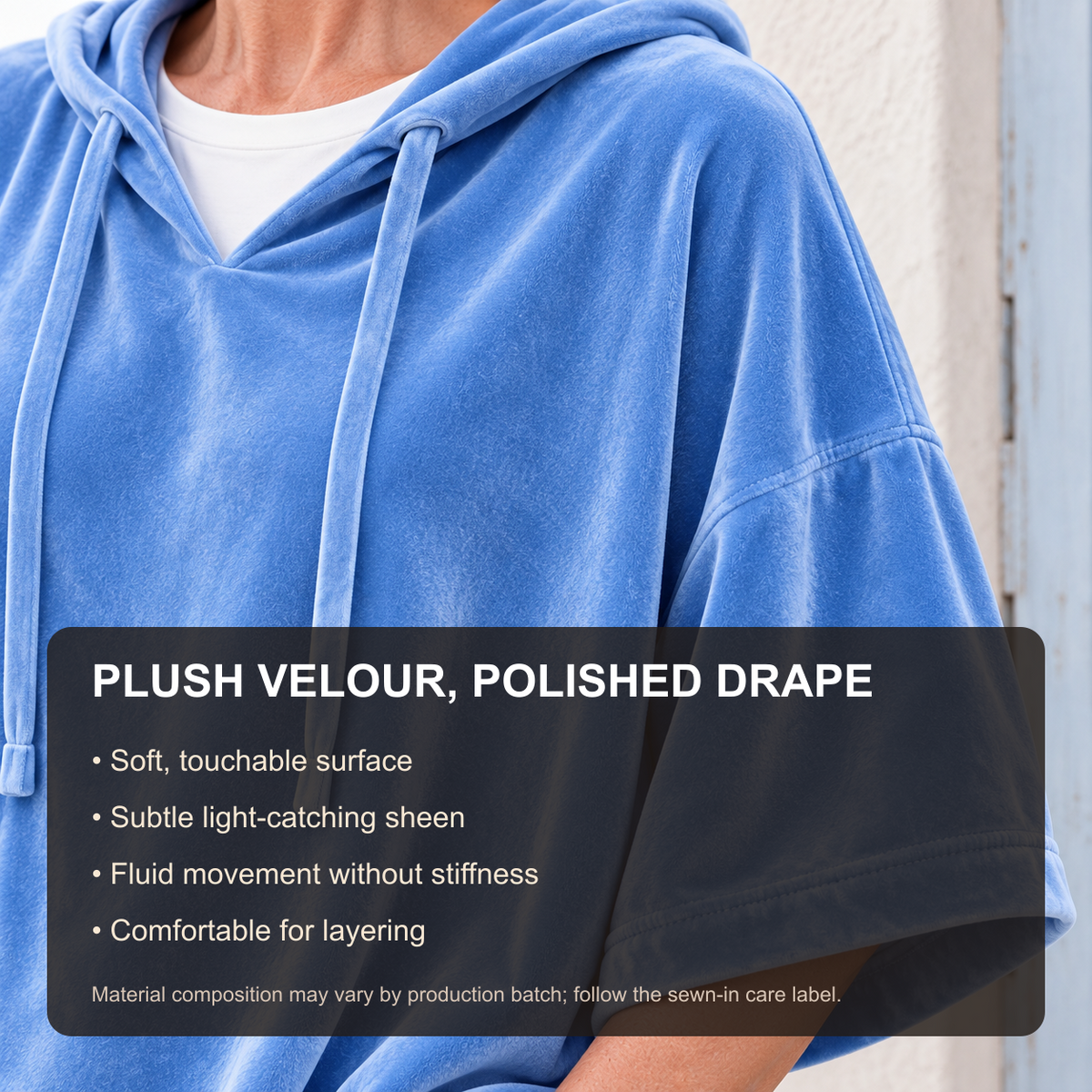 Veloura plush texture and fabric benefits