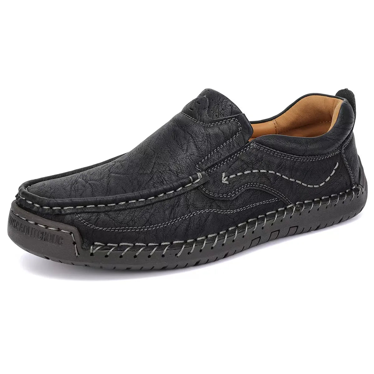 Men’s Full Grain Leather Orthopedic Loafers