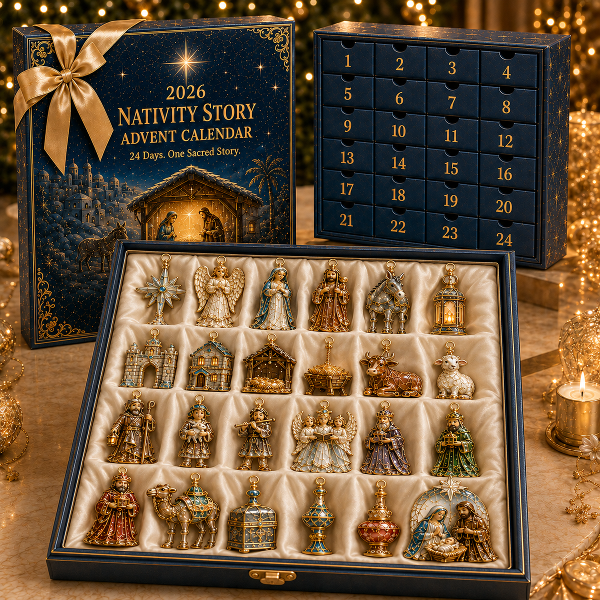 America 250th Anniversary Christmas Advent Calendar – 24 Heritage Keepsakes