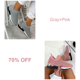 Women's Sneakers Elastic Slip on Flat Walking Shoes