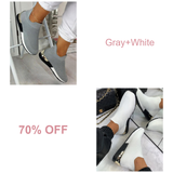 Women's Sneakers Elastic Slip on Flat Walking Shoes