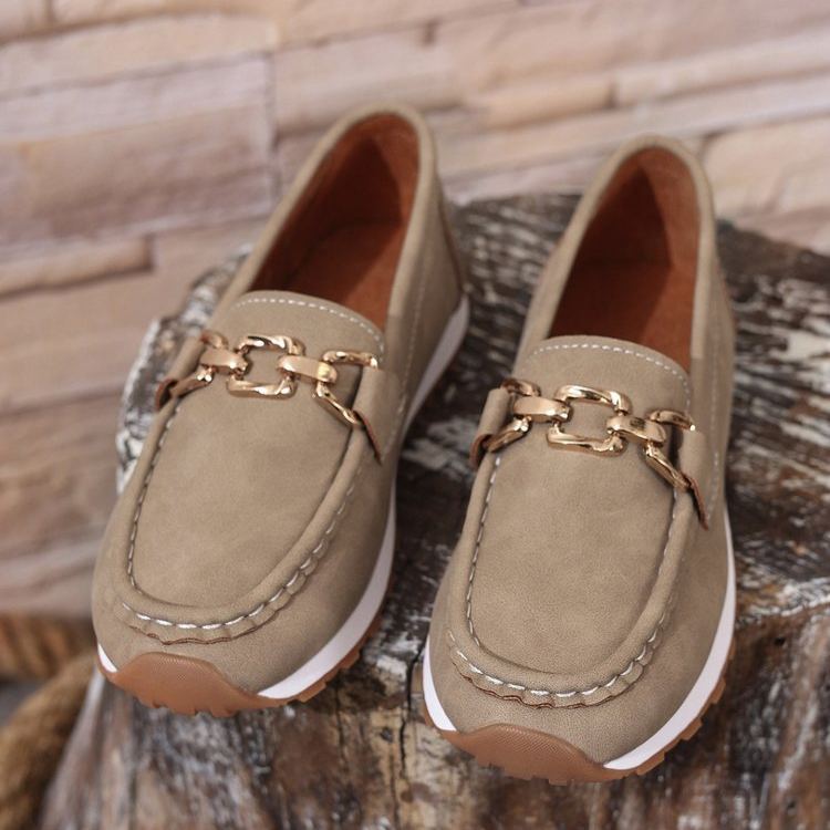 Comfortable Metal Slip-on Shoes