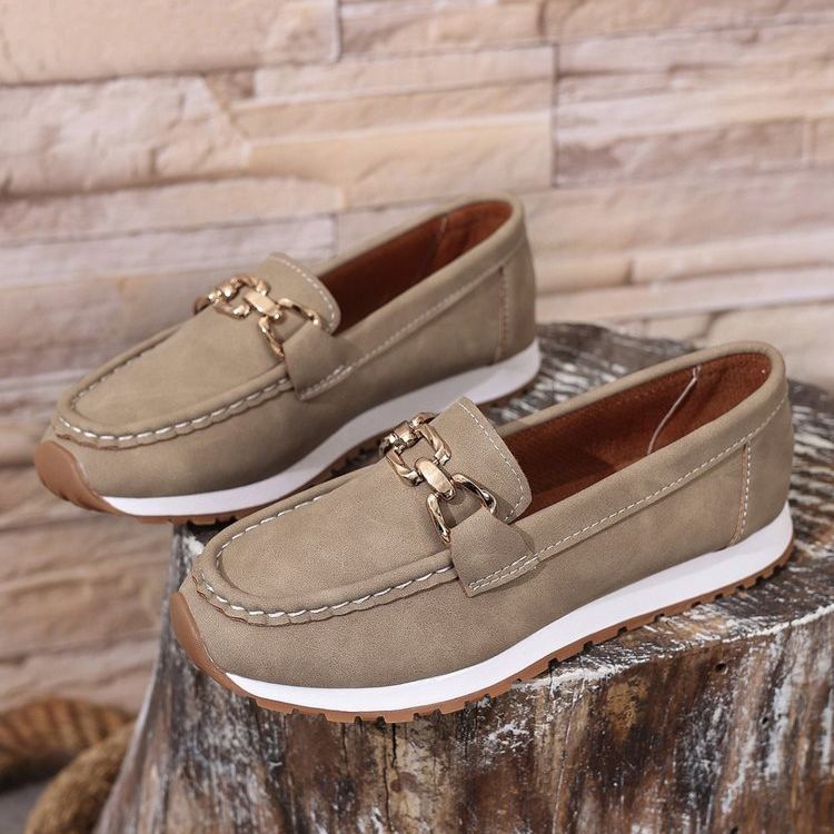 Comfortable Metal Slip-on Shoes