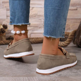 Comfortable Metal Slip-on Shoes