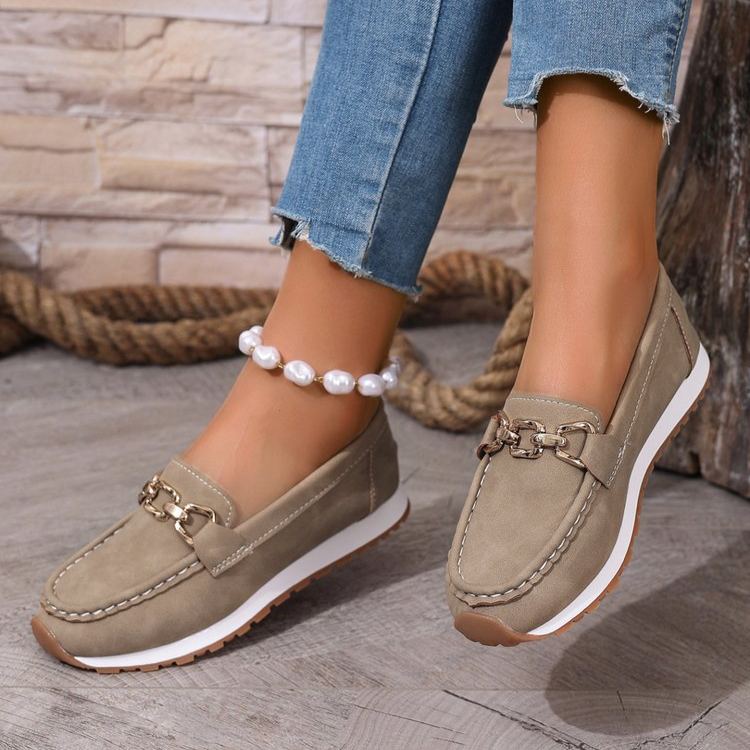 Comfortable Metal Slip-on Shoes