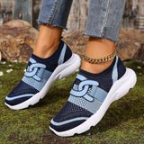 Women's Stylish Flyknit Lightweight Soft Sole Breathable Casual Shoes