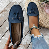 Women's Plus Size Wheat Ear Decoration Light And Comfortable Soft Loafers