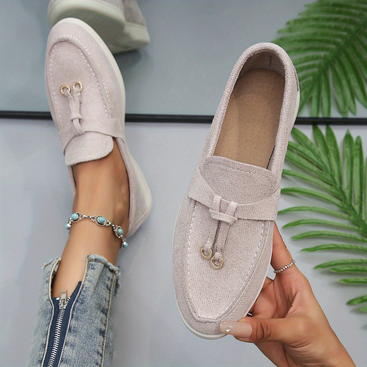 Women’s Breathable Chunky Loafers - Stylish and Comfortable