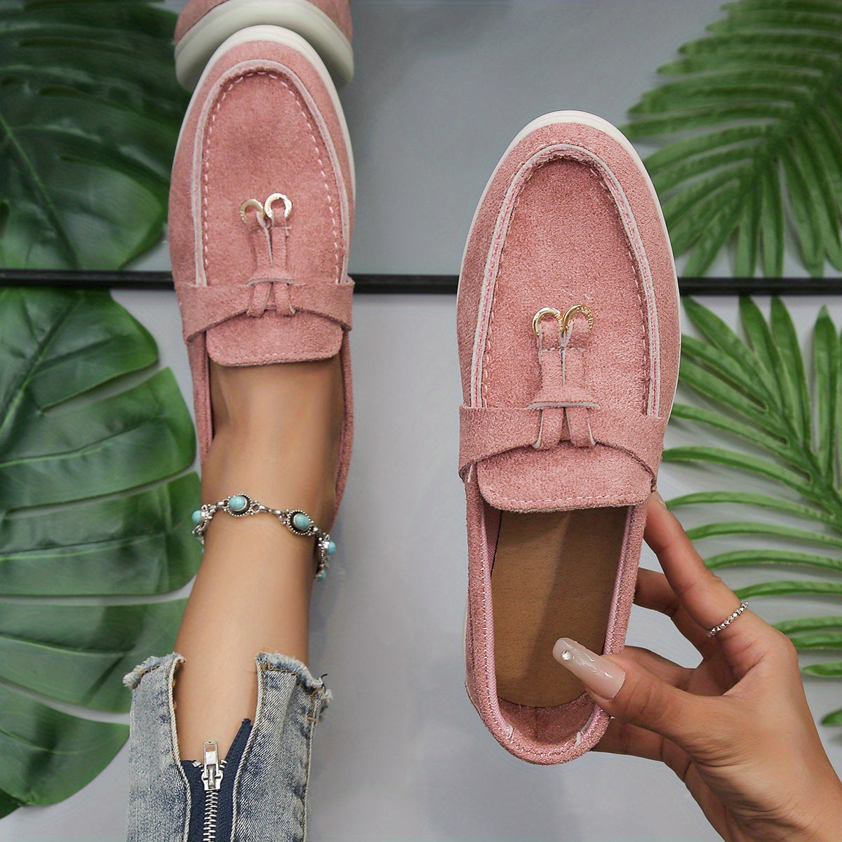 Women’s Breathable Chunky Loafers - Stylish and Comfortable