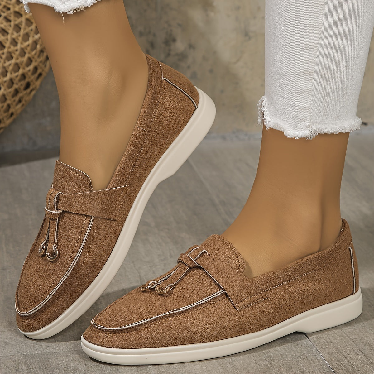 Women’s Breathable Chunky Loafers - Stylish and Comfortable