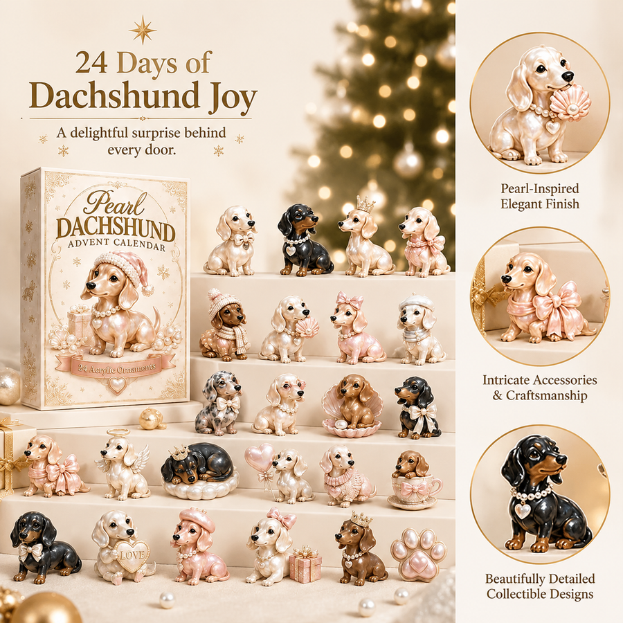 Dachshund Christmas Advent Calendar – 24 Days of Collectible Surprises