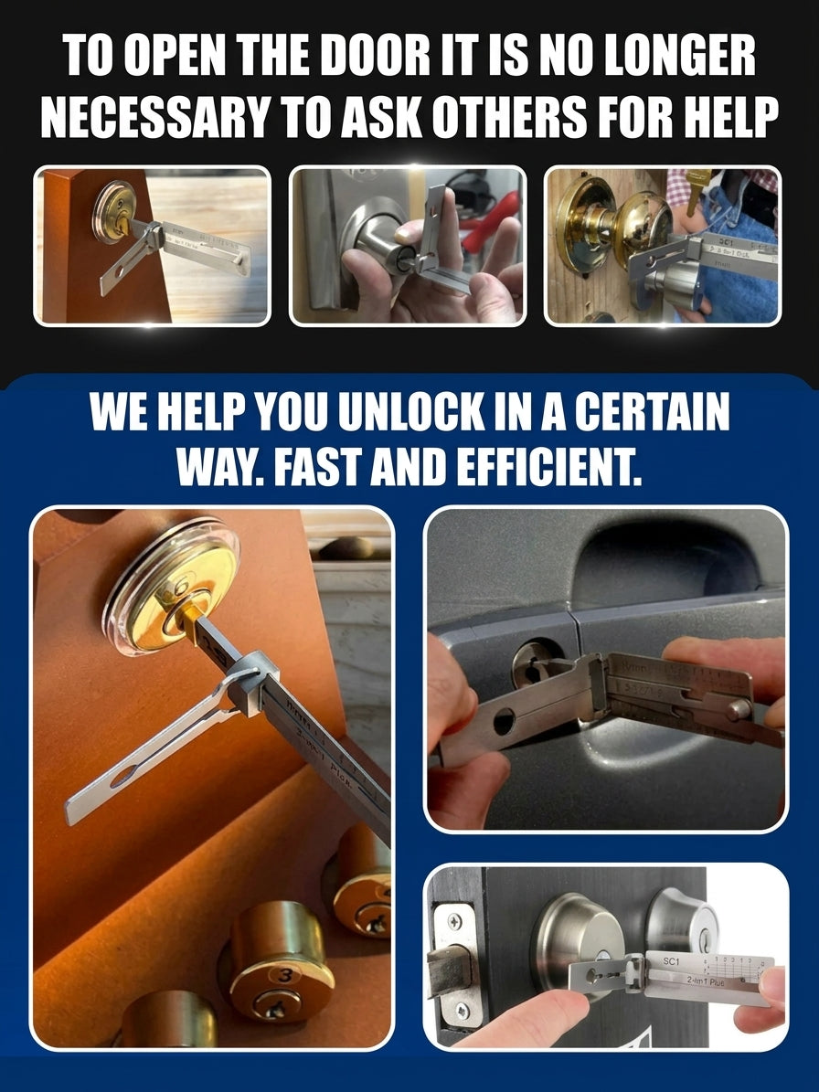 2-in-1 Lock Pick & Decoder