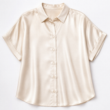 Satin blouse detail-cuff