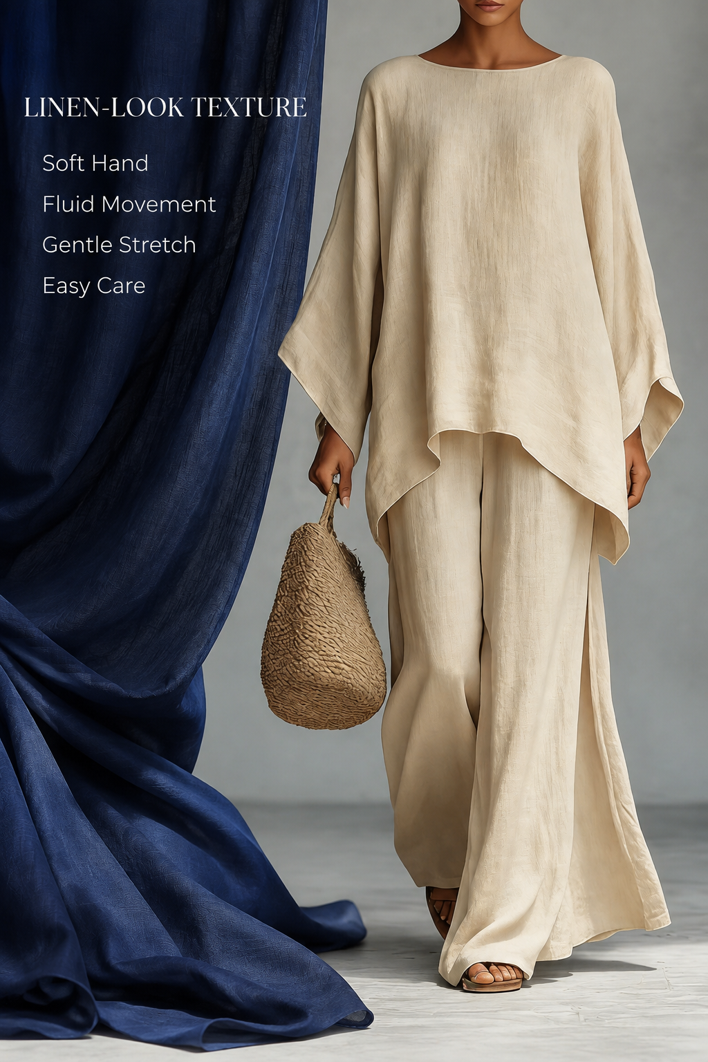 Serena linen-look fabric benefits
