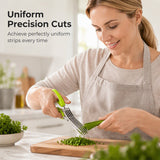 🌿 5-Blade Stainless Steel Herb Scissors - Quick Kitchen Prep