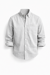 Men's Classic Long-Sleeve Button-Down Shirt