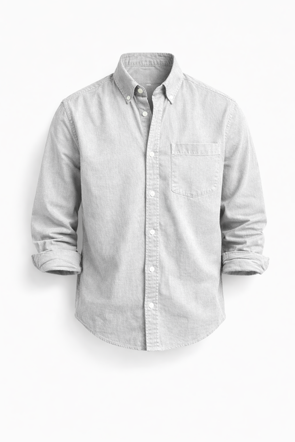 Men's Classic Long-Sleeve Button-Down Shirt