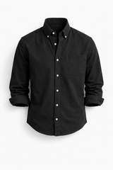 Men's Classic Long-Sleeve Button-Down Shirt